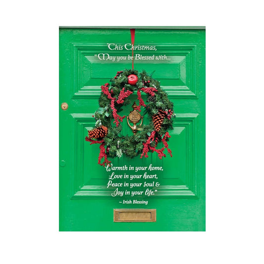 Irish Door Christmas Card