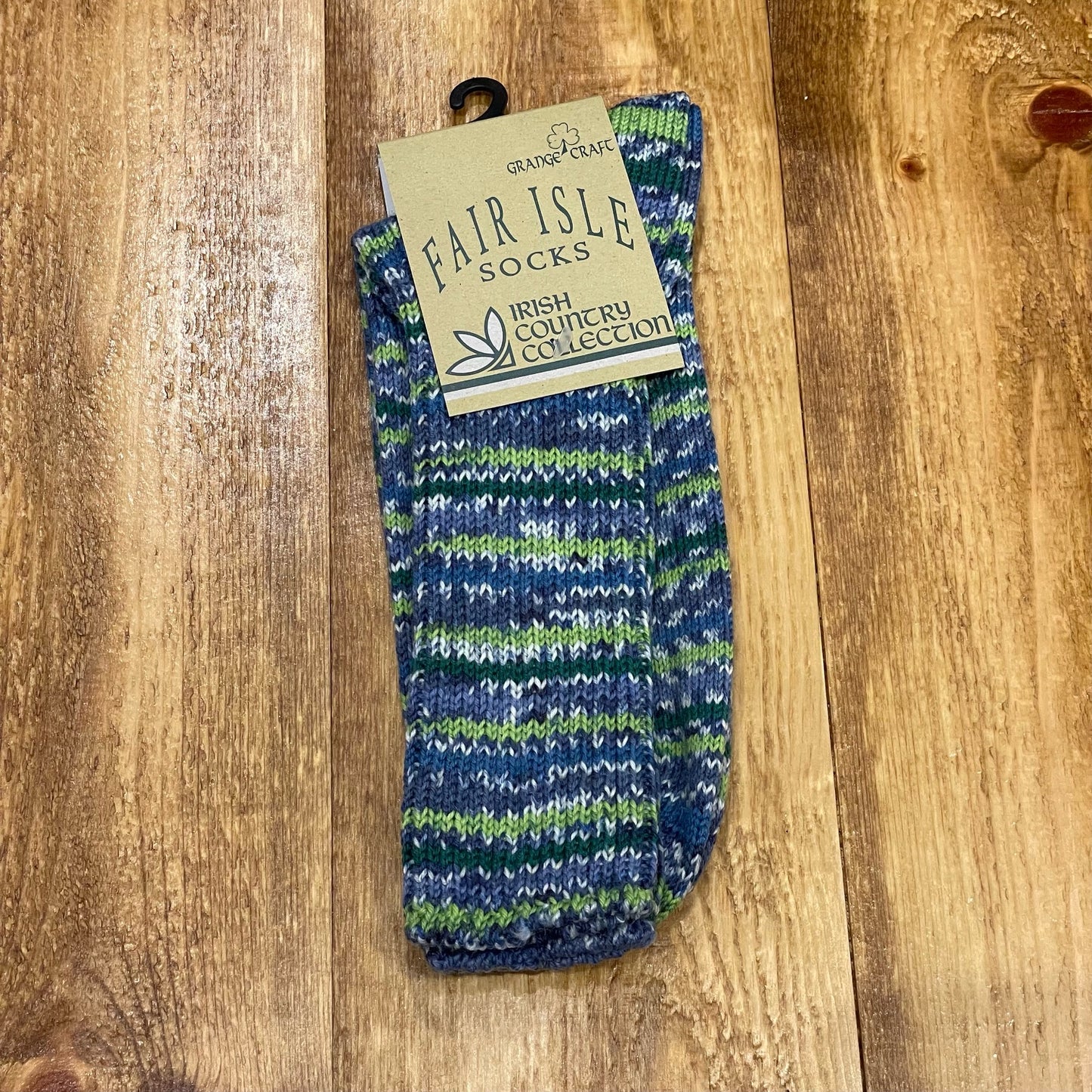 Large Fair Isle Socks