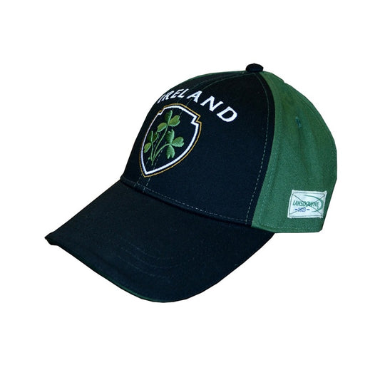Lansdowne Black Green Shamrock Baseball Cap