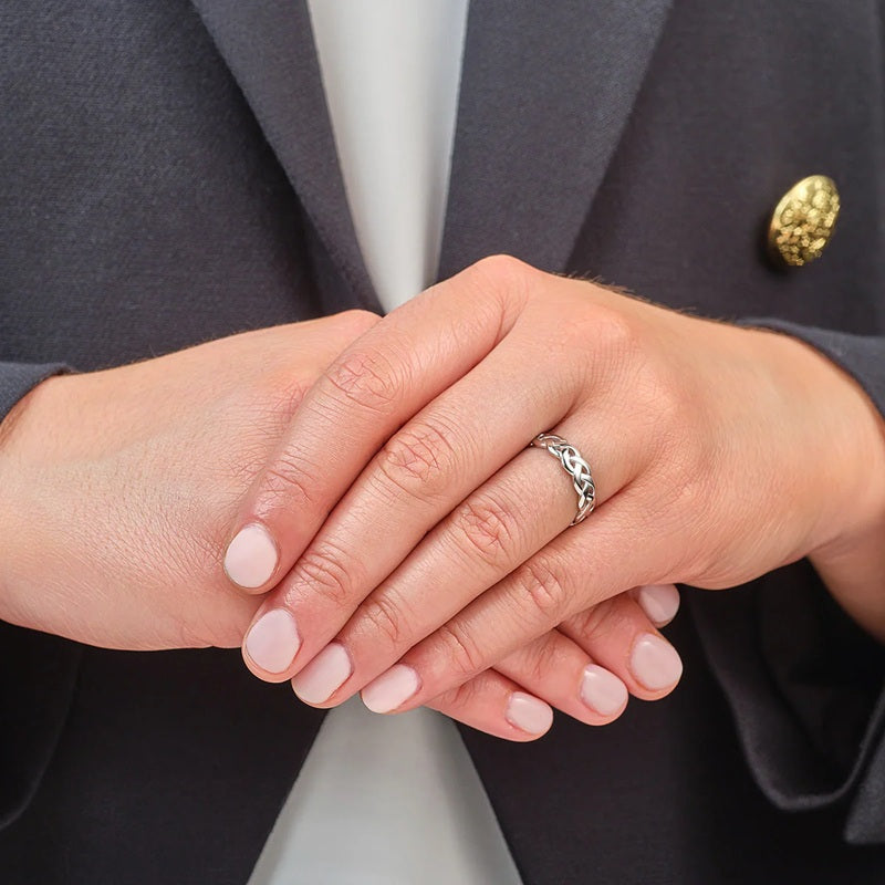 Braided Celtic Weave Band