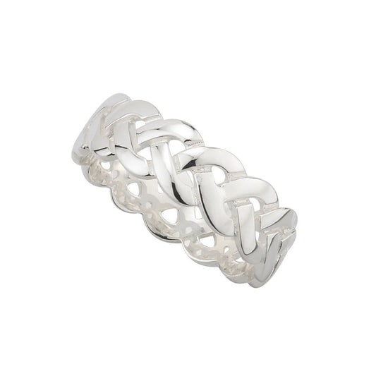 Wide Braided Celtic Weave Band