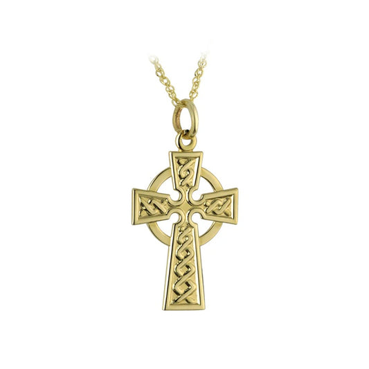 10K Celtic Cross Necklace