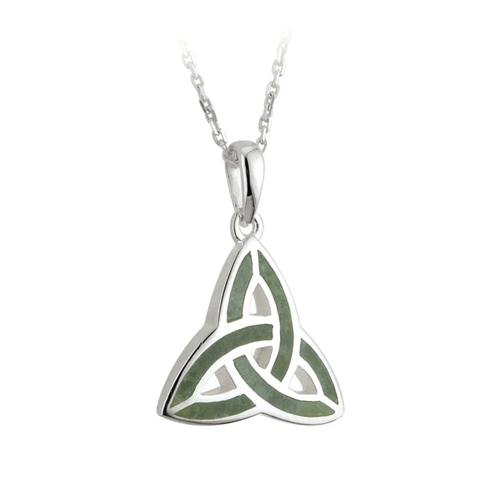 Silver Connemara Trinity Knot Necklace
