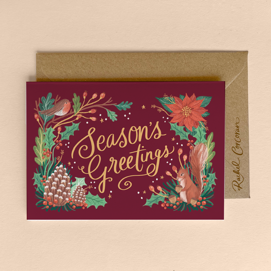 Season's Greetings Holiday Card