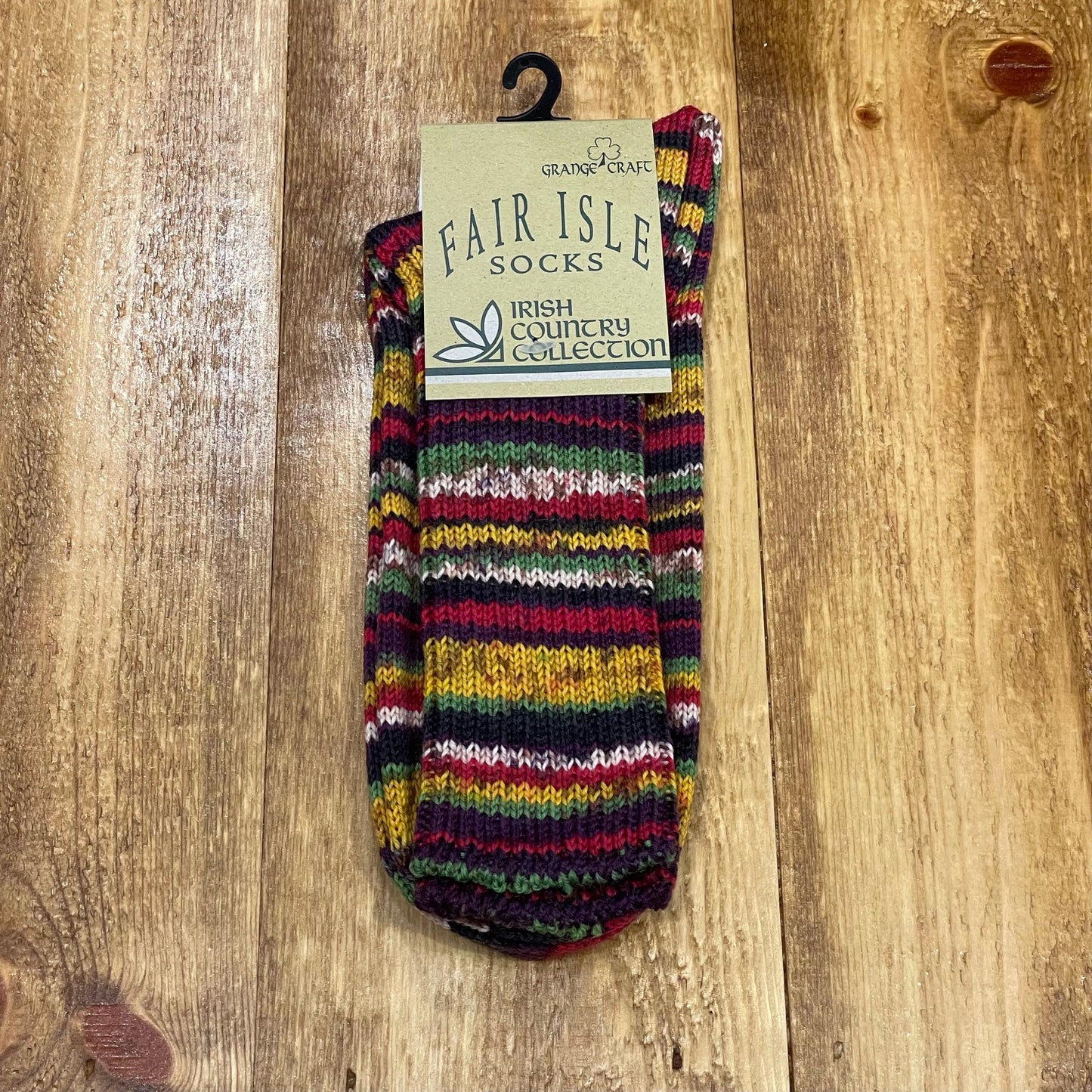 Large Fair Isle Socks