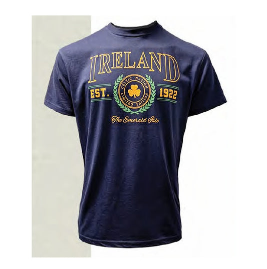 Navy Ireland Collegiate T-Shirt