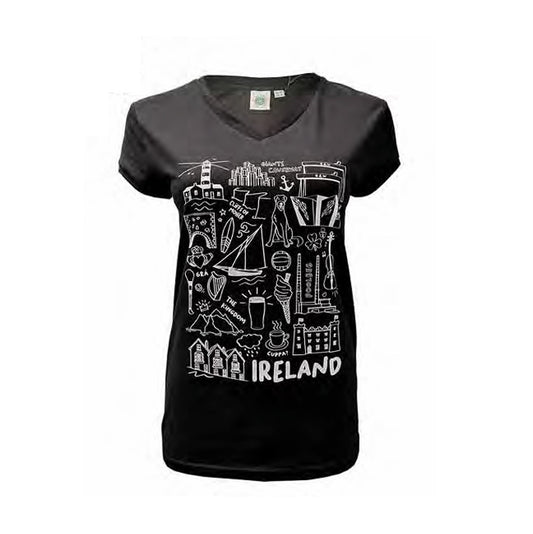 Ireland Doodle T-Shirt