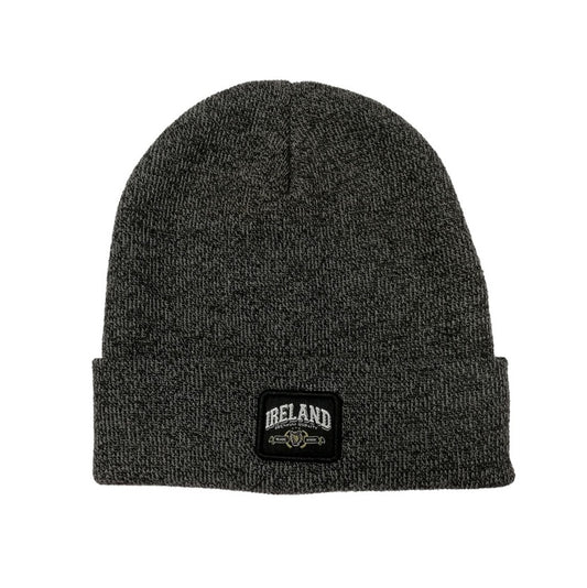 Grey Ireland Badge Knit Hat