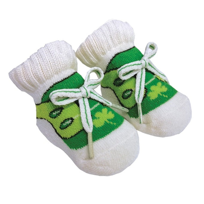 Shamrock Baby Booties