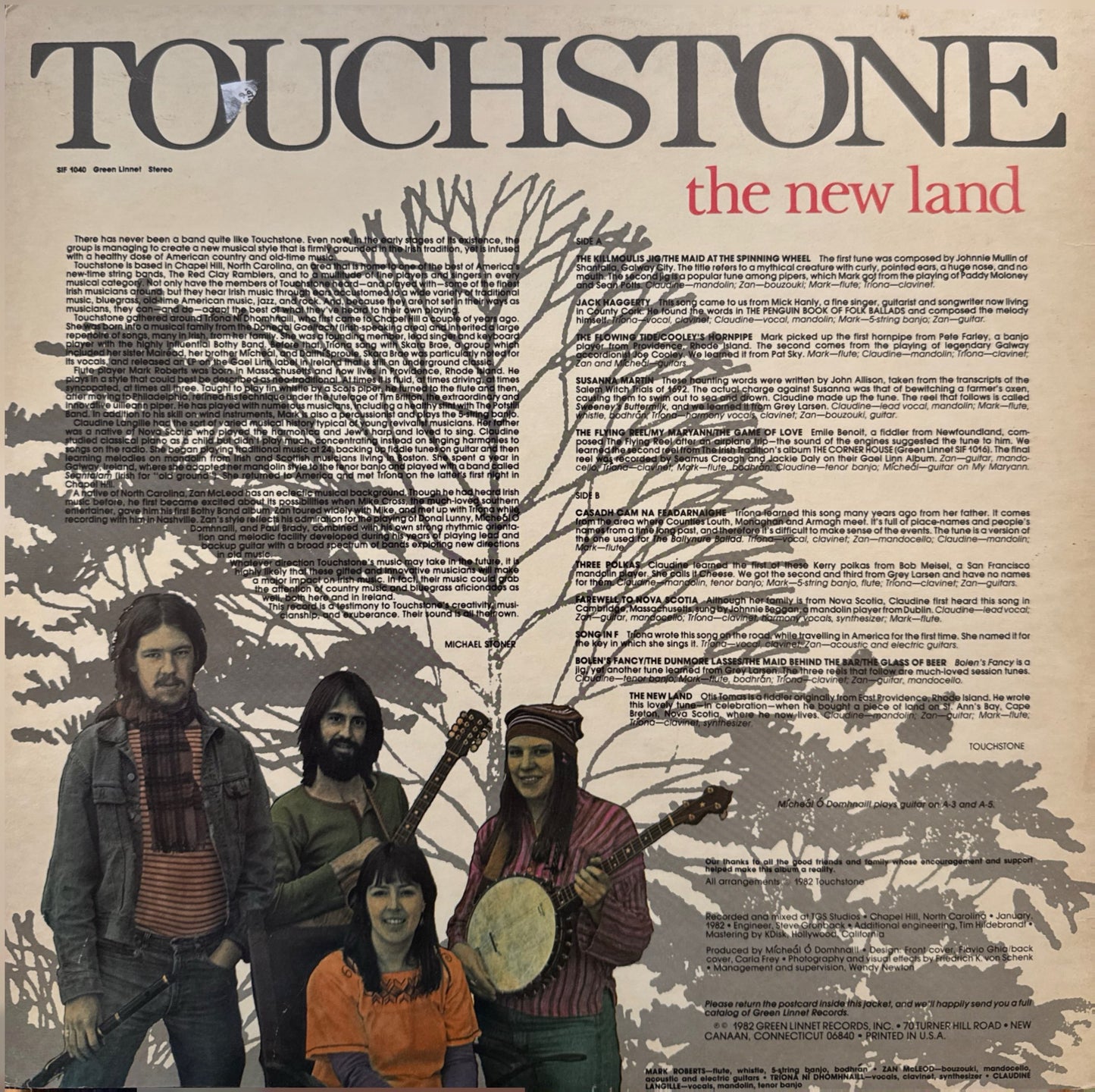 Touchstone - The New Land LP VG+/VG+