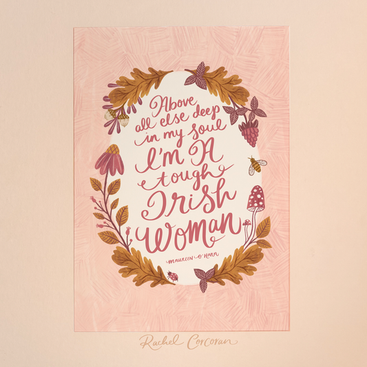 Tough Irish Woman Print