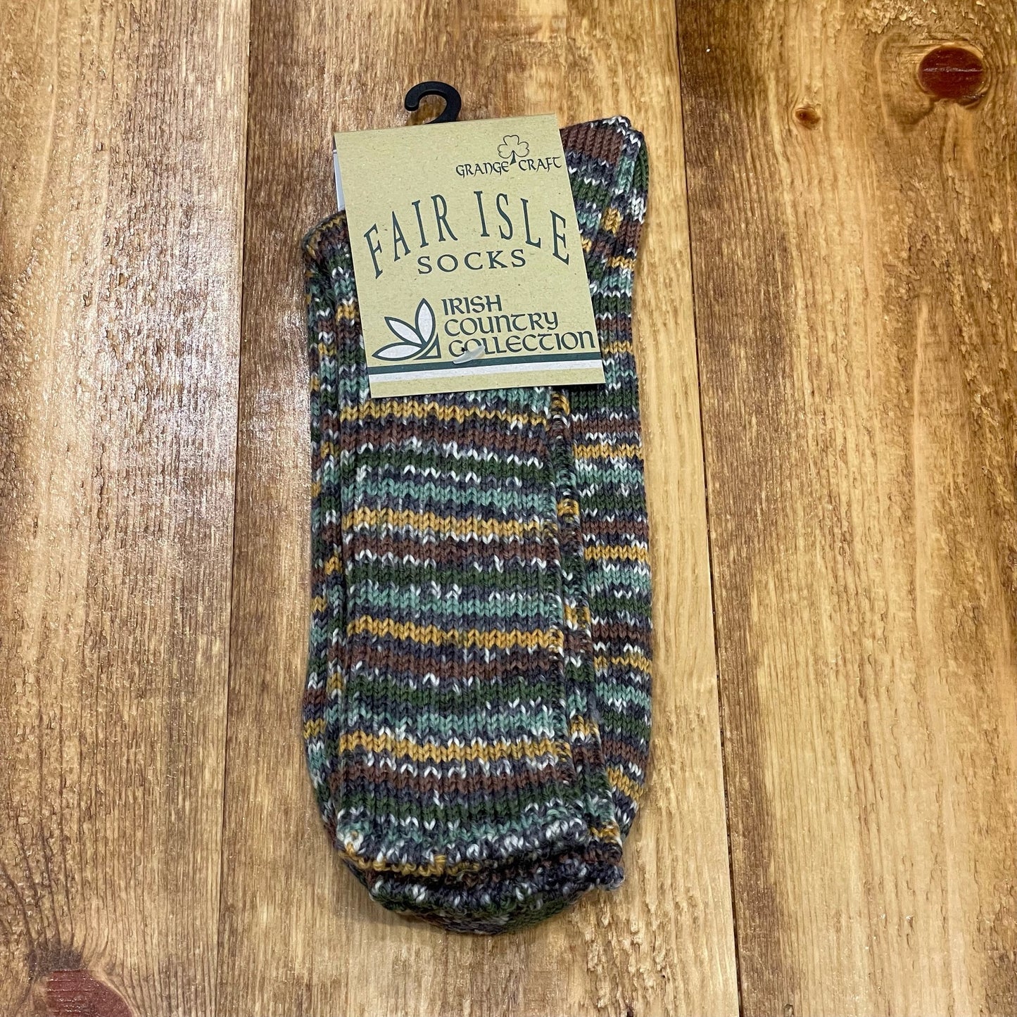 Large Fair Isle Socks