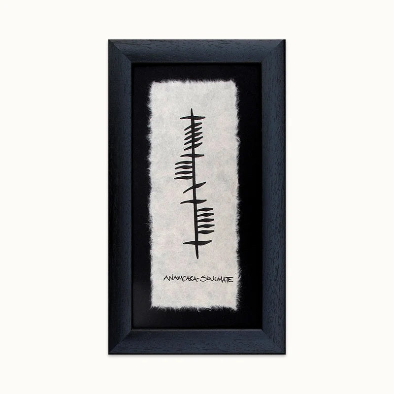 Anam Cara Soulmate Framed Ogham