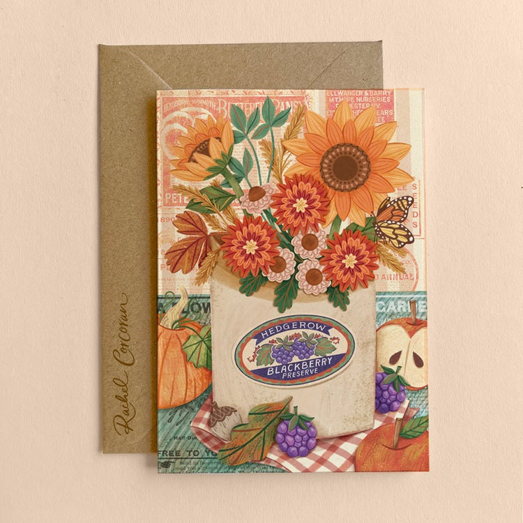 Autumnal Bouquet Greeting Card