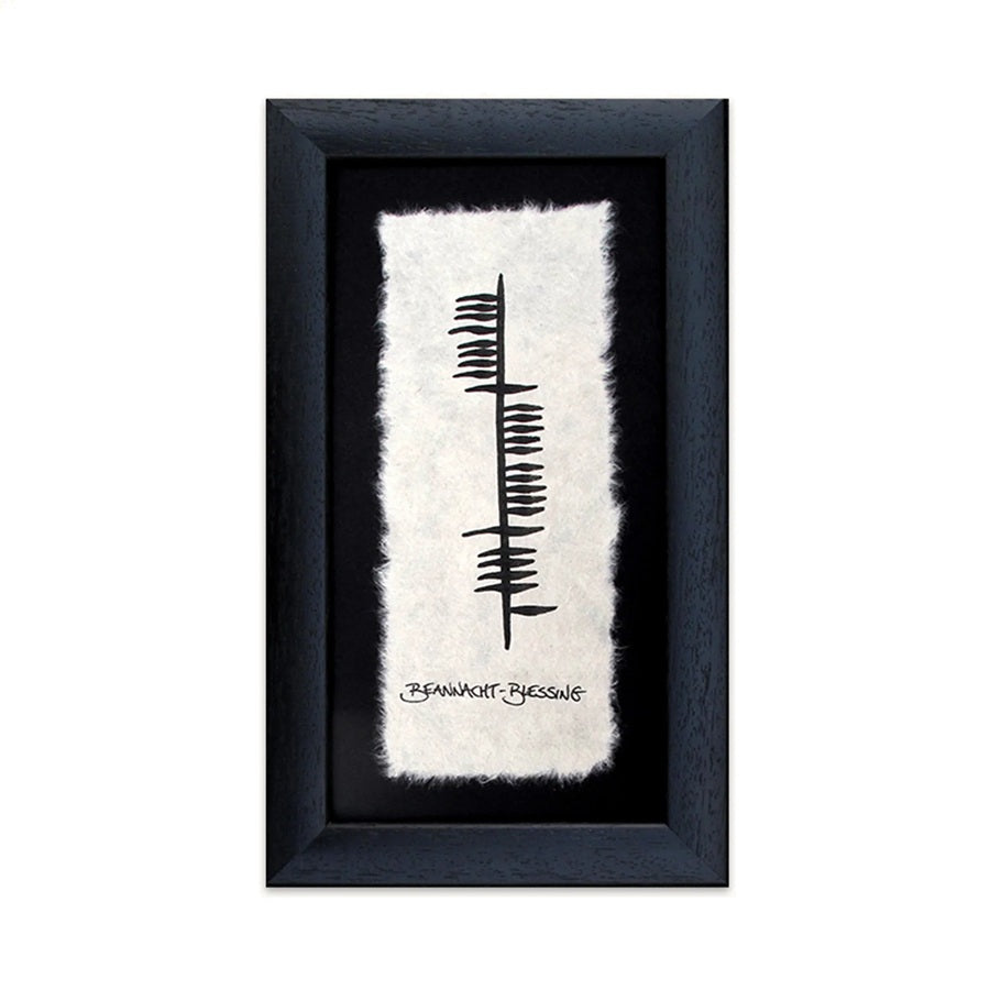 Blessing Framed Ogham