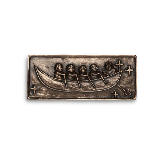 St. Brendan's Boat Bronze Plaque