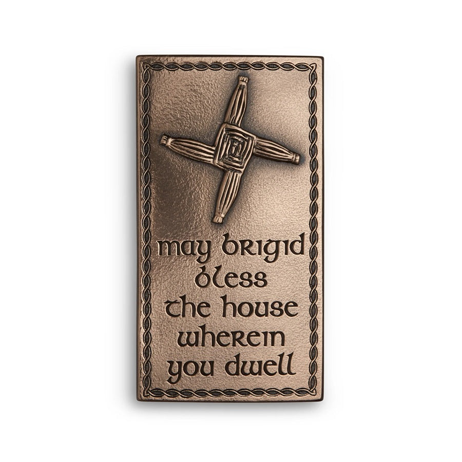 St. Brigid's Blessing Bronze Plaque