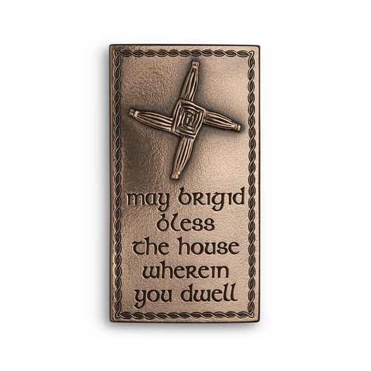St. Brigid's Blessing Bronze Plaque
