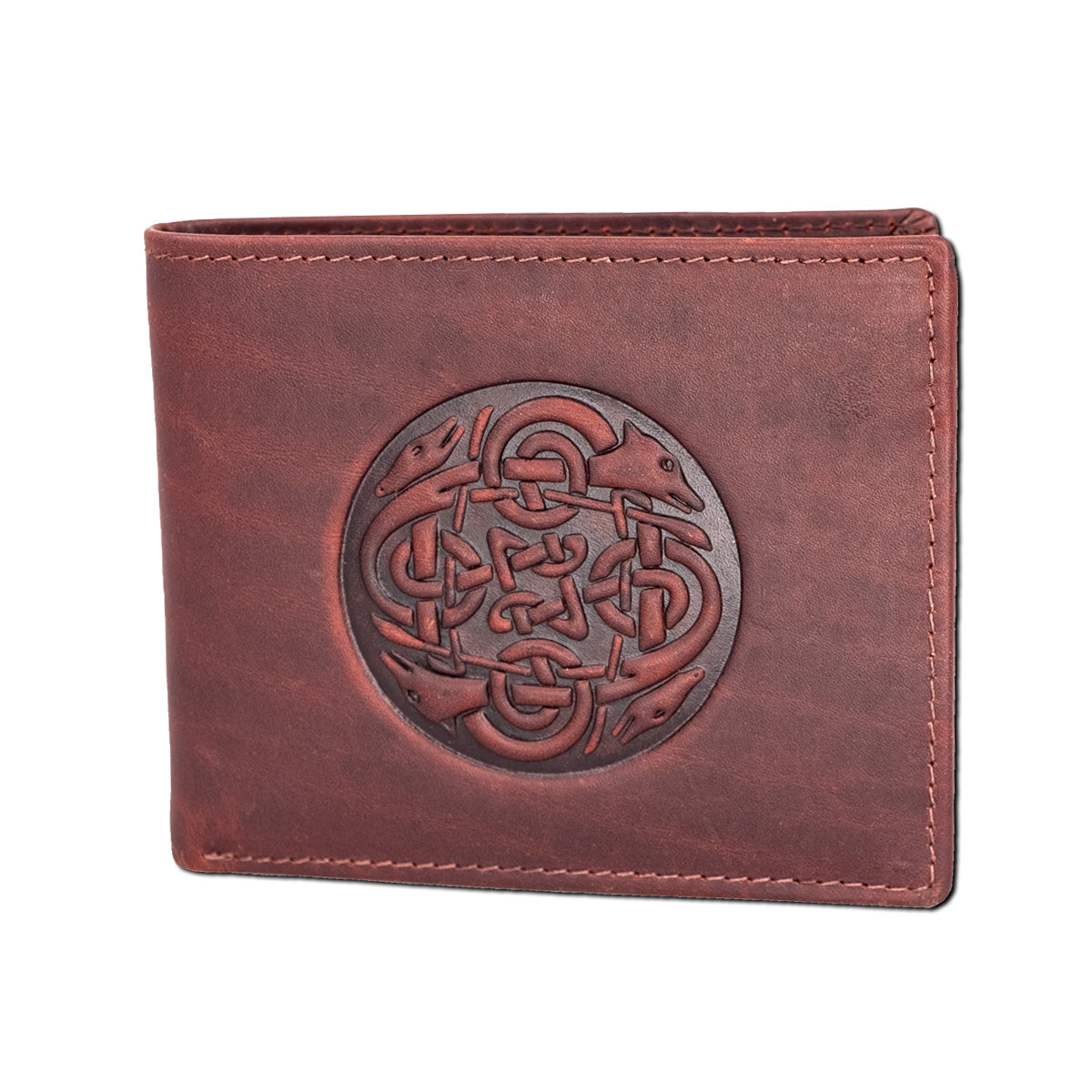 Cuchulainn Celtic Wallet - Black, Tan, or Brown