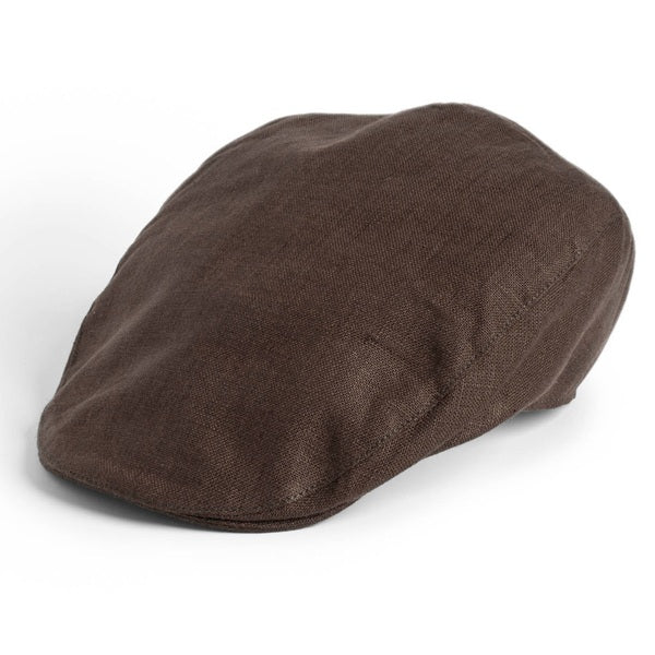 Irish Touring Cap - Brown Linen