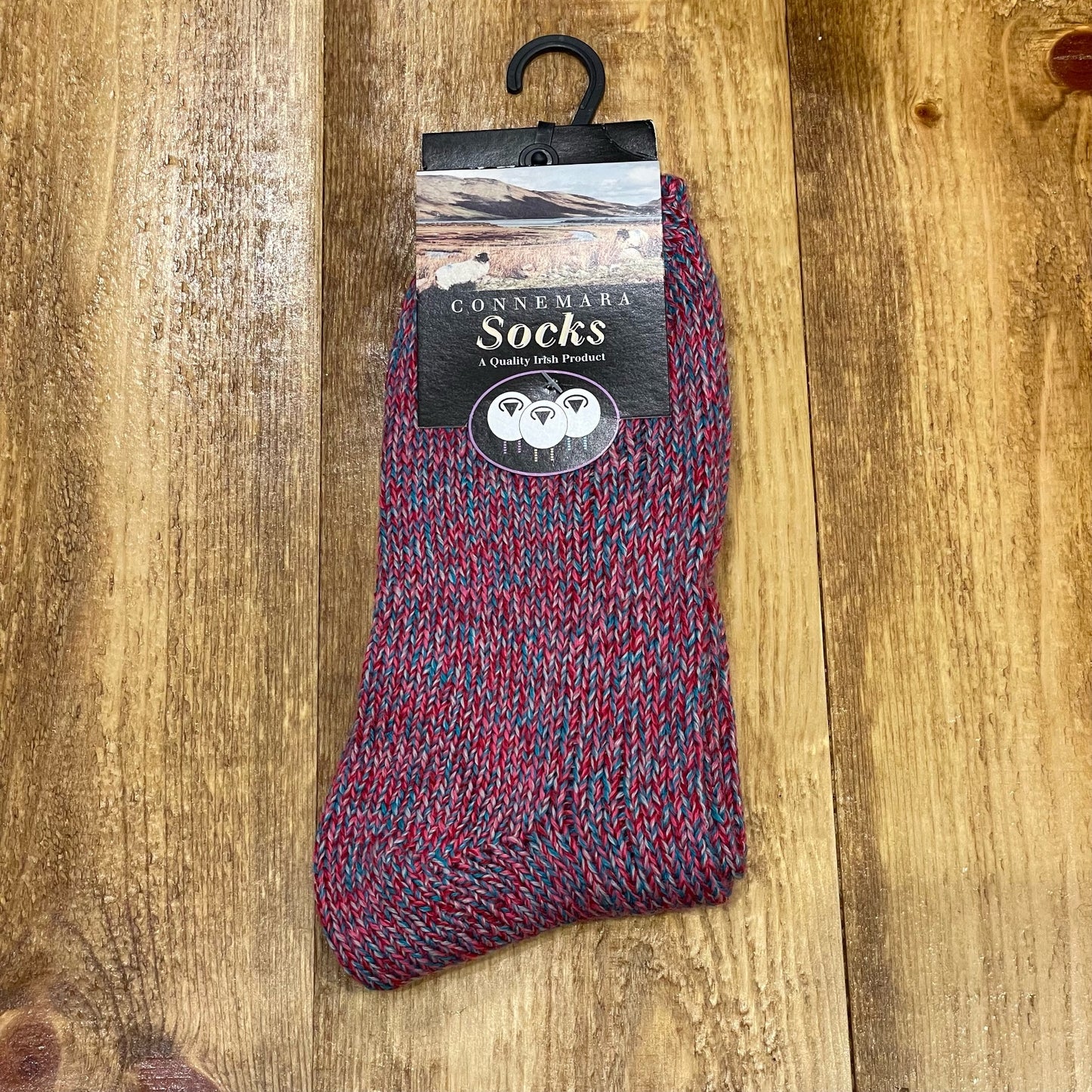 Extra Large Irish Heathered Socks