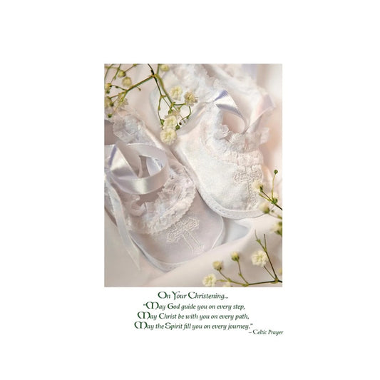 Celtic Prayer Christening Card
