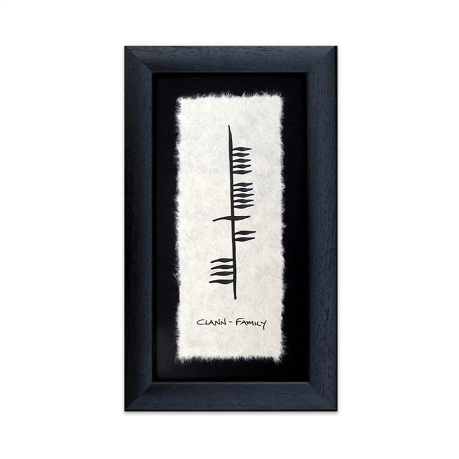 Family Framed Ogham