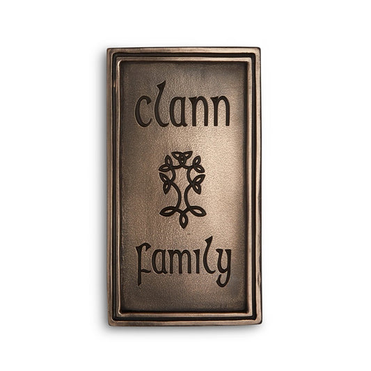 Clann Family Bronze Plaque