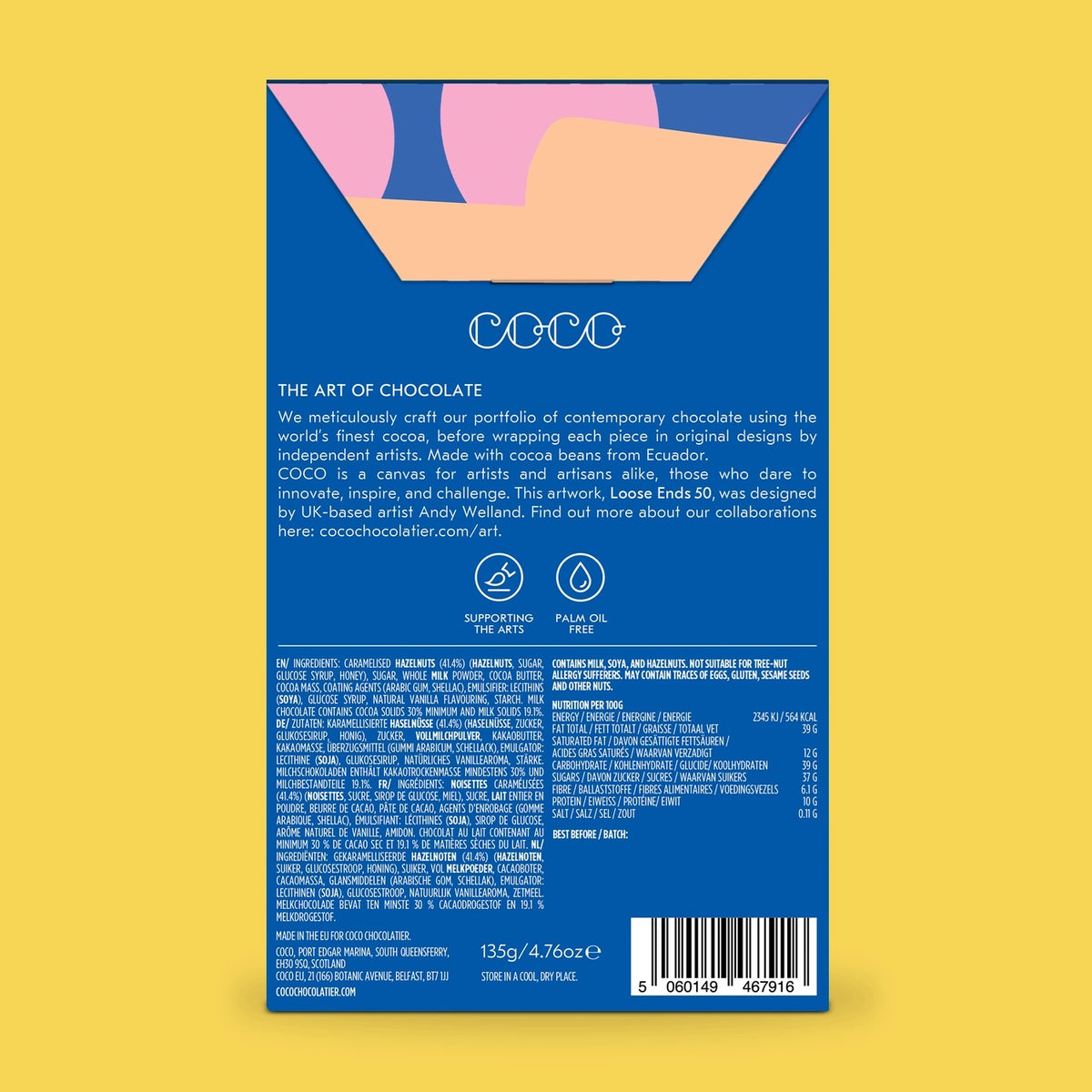 COCO Milk Chocolate Covered Caramelised Hazelnuts