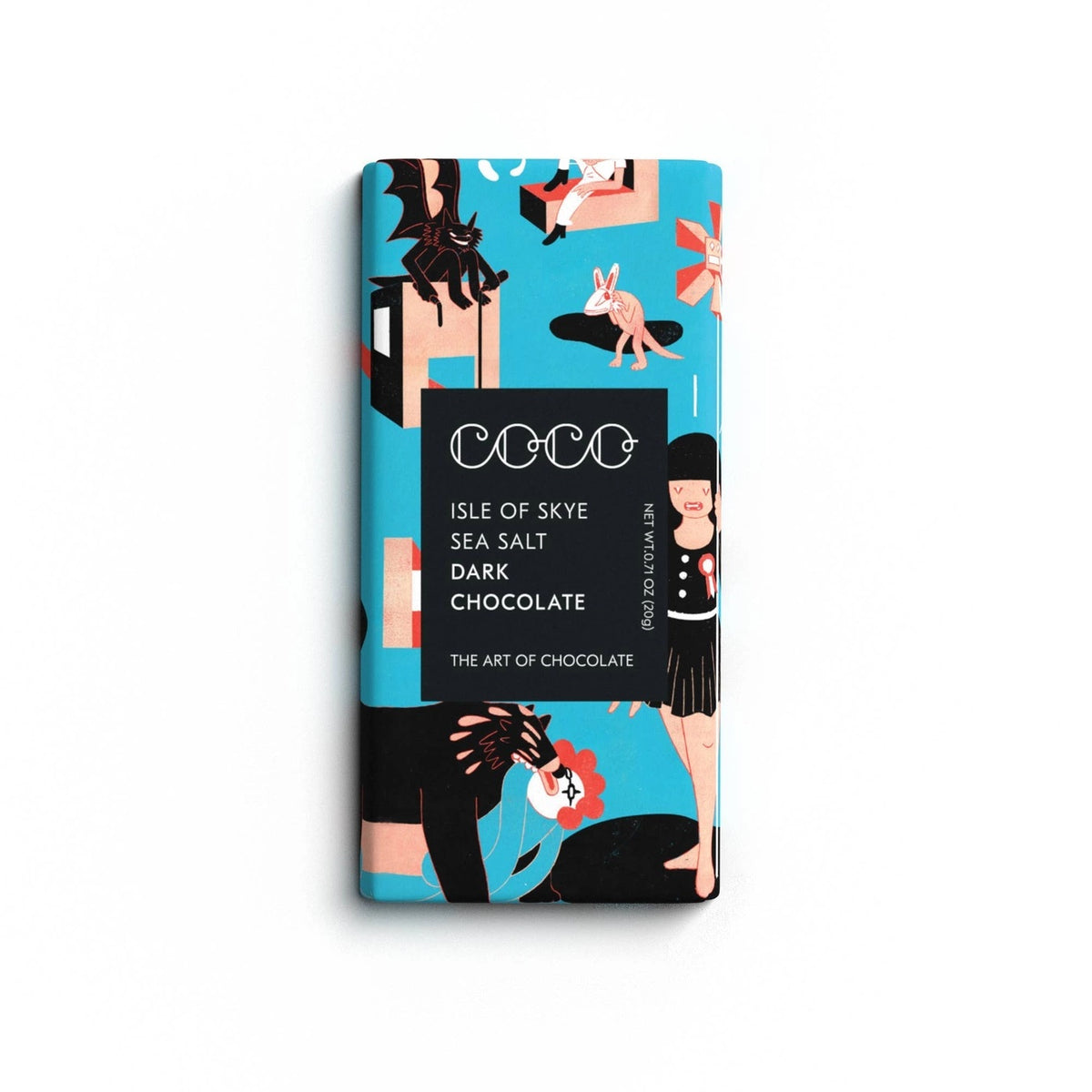 COCO Isle of Skye Sea Salt Dark Chocolate Bar