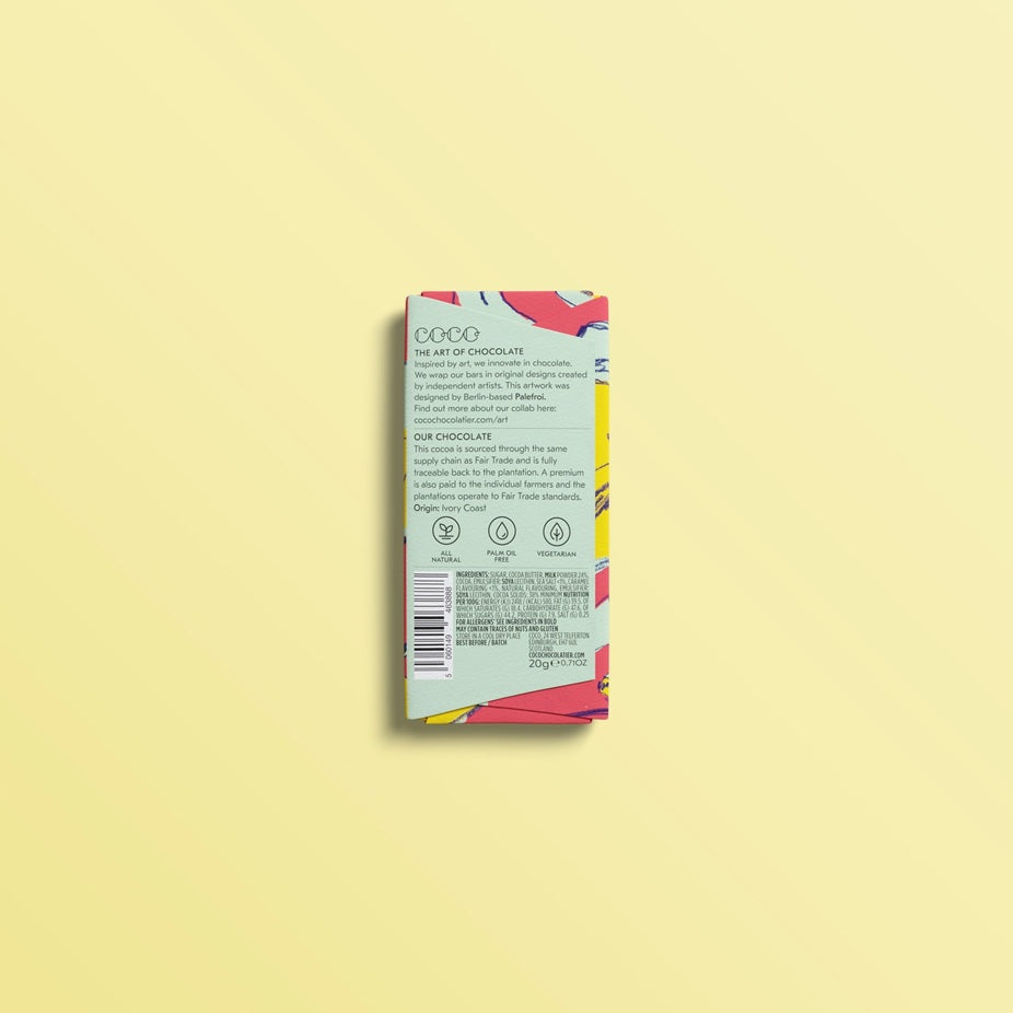 COCO Salted Caramel Milk Chocolate Bar