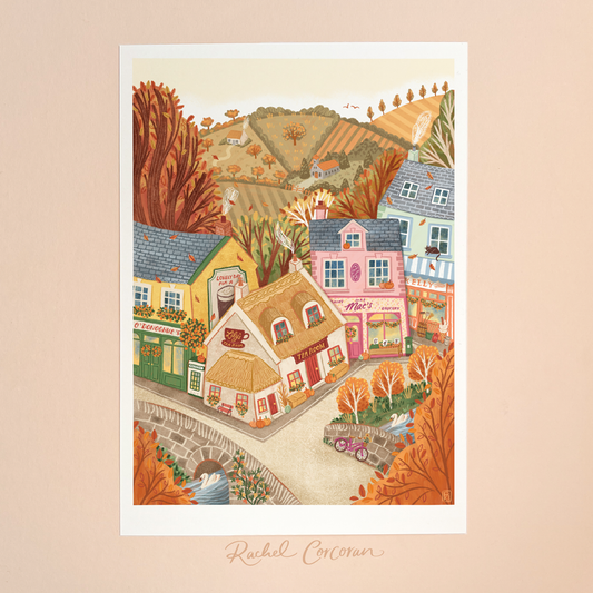 An Emerald Autumn Print