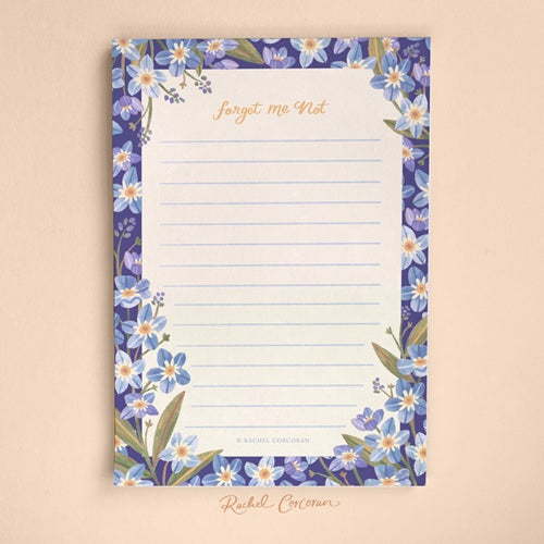 Forget Me Not Notepad