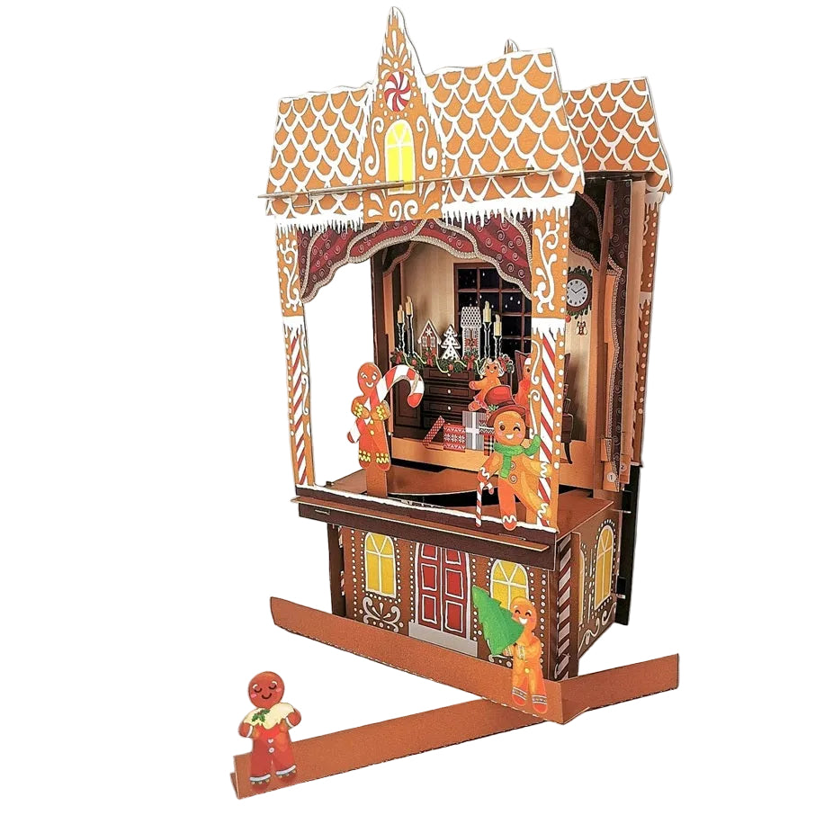 Interactive Gingerbread House Pop Up Christmas Card