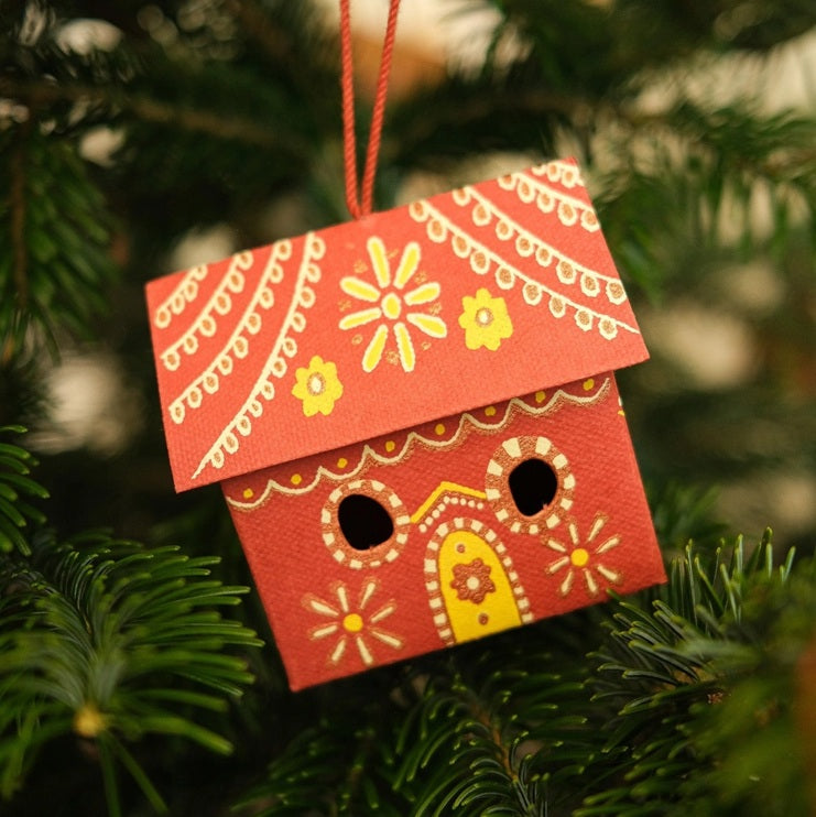 Gingerbread House Board Ornament