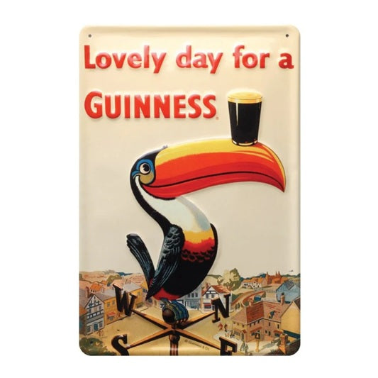 Guinness Gilroy Toucan Metal Sign
