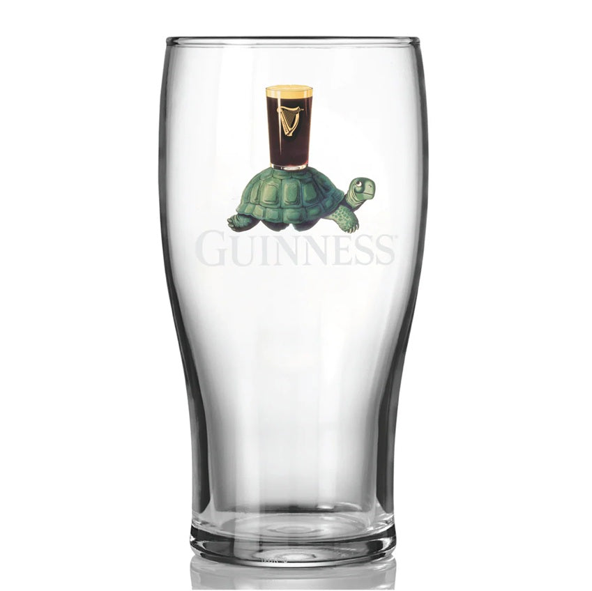 Classic Tortoise Guinness Pint Glass
