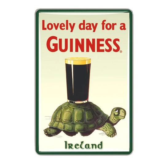 Guinness Gilroy Tortoise Metal Sign