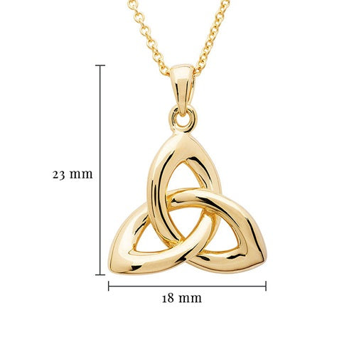 Trinity Knot Necklace - Gold Vermeil