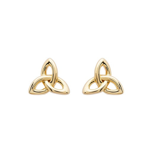 Trinity Knot Stud Earrings - Gold Vermeil