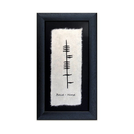 Home Framed Ogham