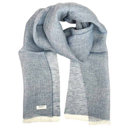 Irish Linen Scarf - Dove