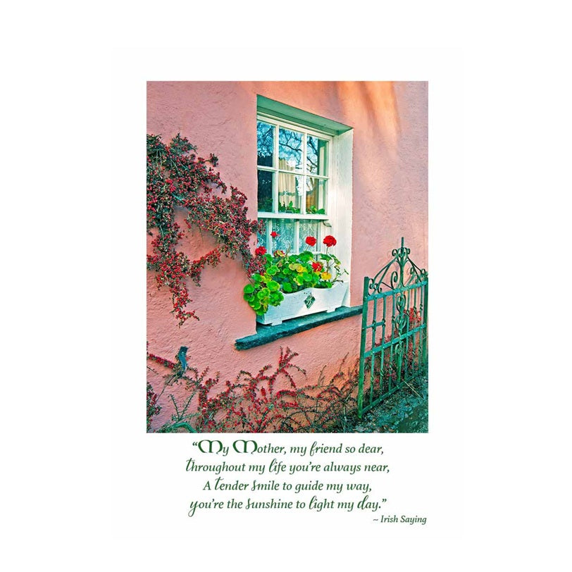 Irish Cottage Mother's Day Card