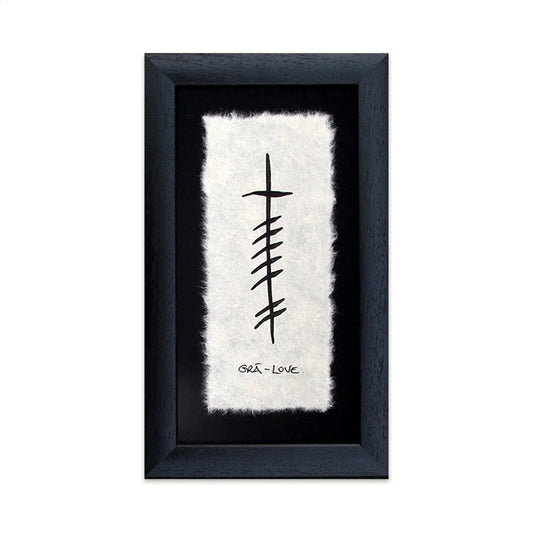 Love Framed Ogham