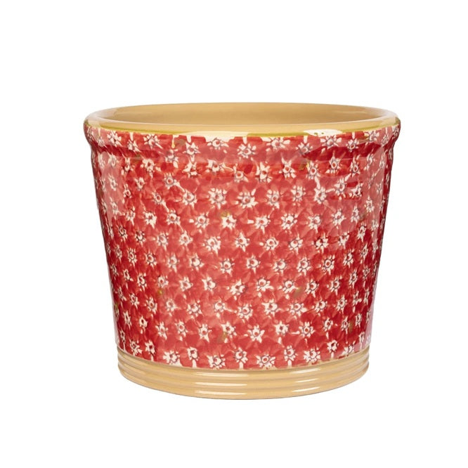 Medium Cache Pot - Red Lawn