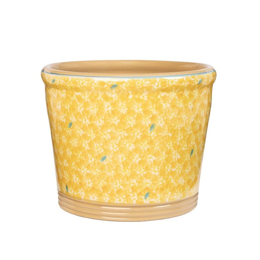 Medium Cache Pot - Yellow Lawn