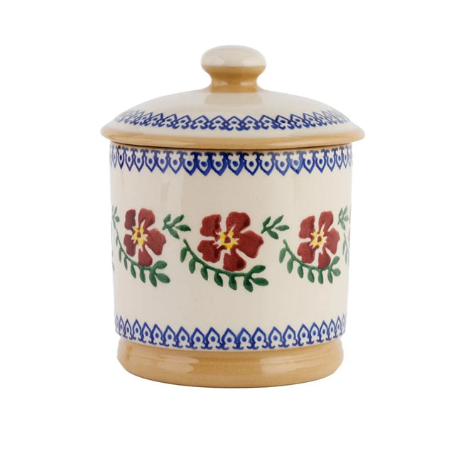 Lidded Sugar Pot - Old Rose