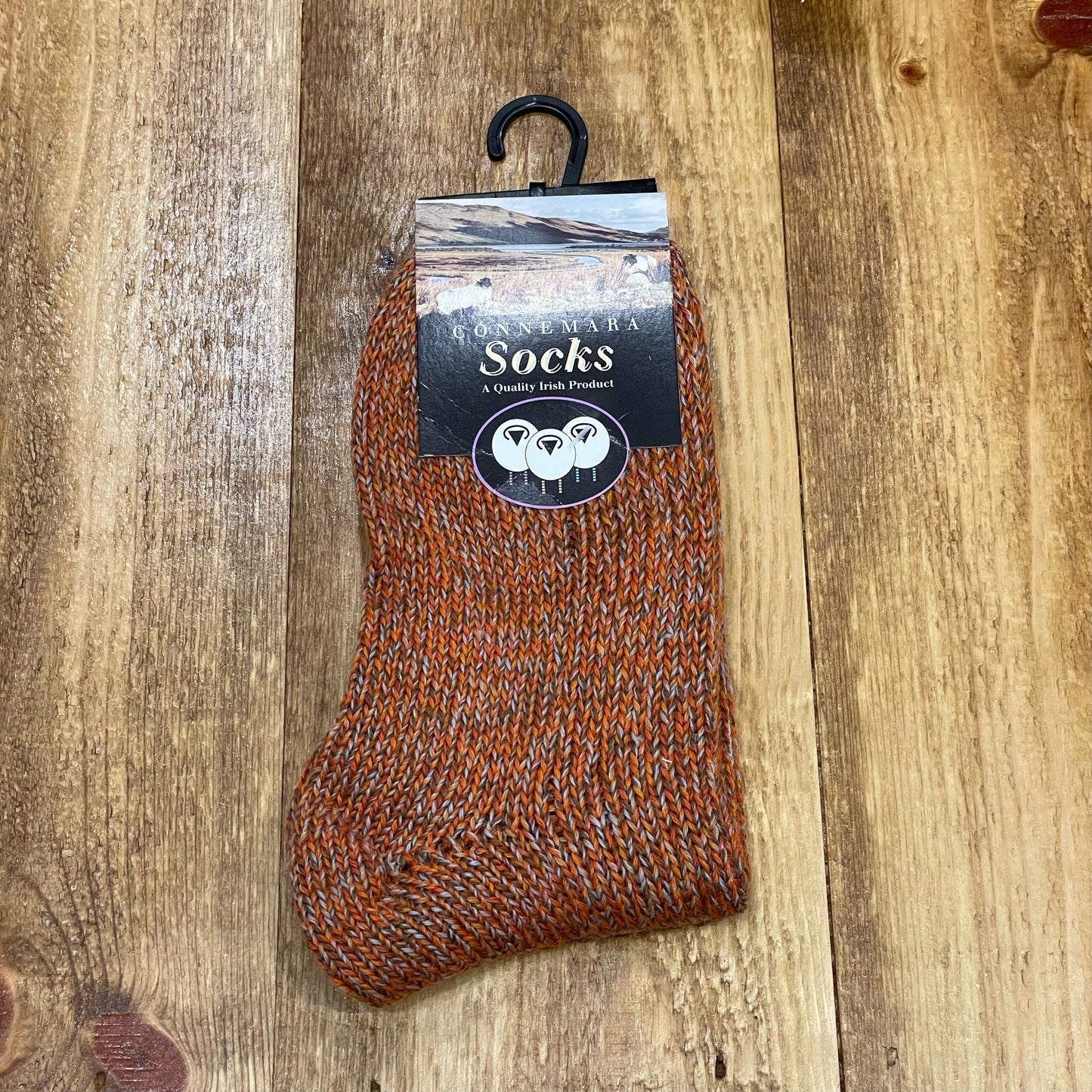 Extra Large Irish Heathered Socks