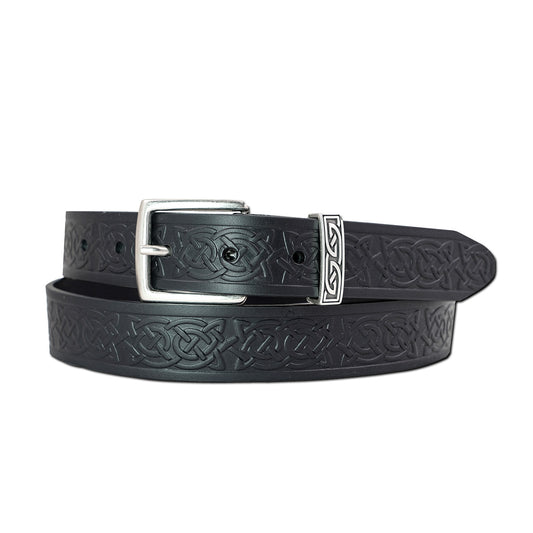 Owen Celtic Knot Belt - Black
