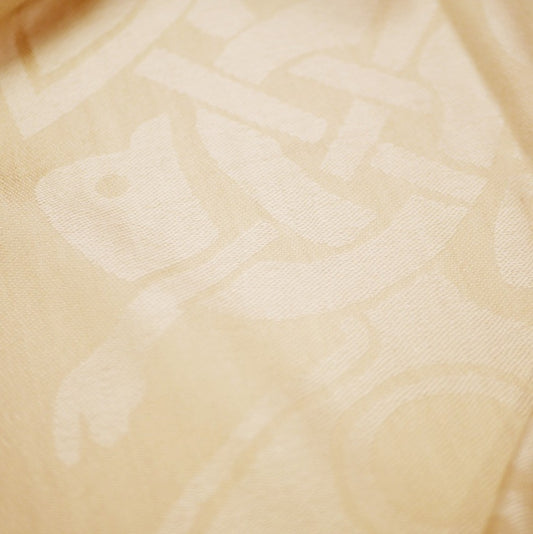 Celtic Wool Blend Scarf - Cream